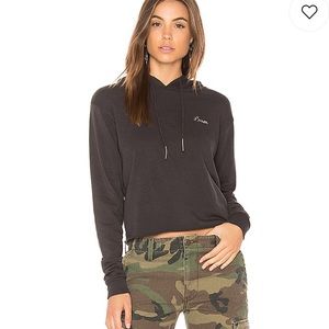 Spiritual Gangster cropped “lover” hoodie